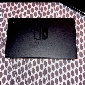 Nintendo switch with case charging dock and case